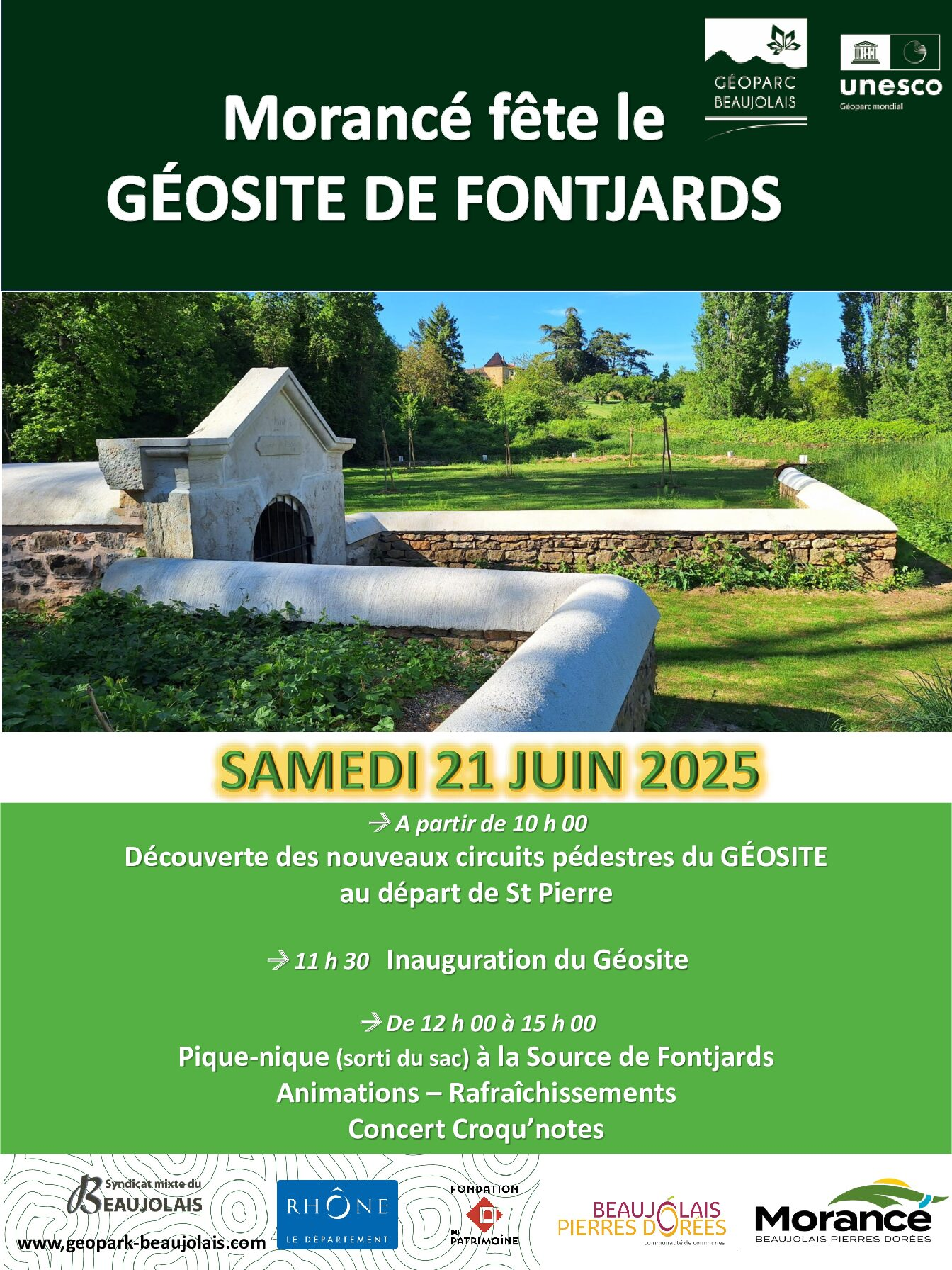 Morancé fête le Géosite de Fontjards !