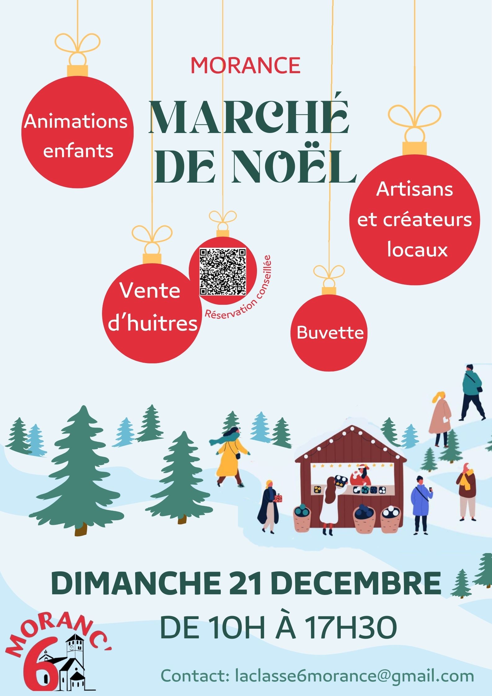Classe en 6 : marché de noël