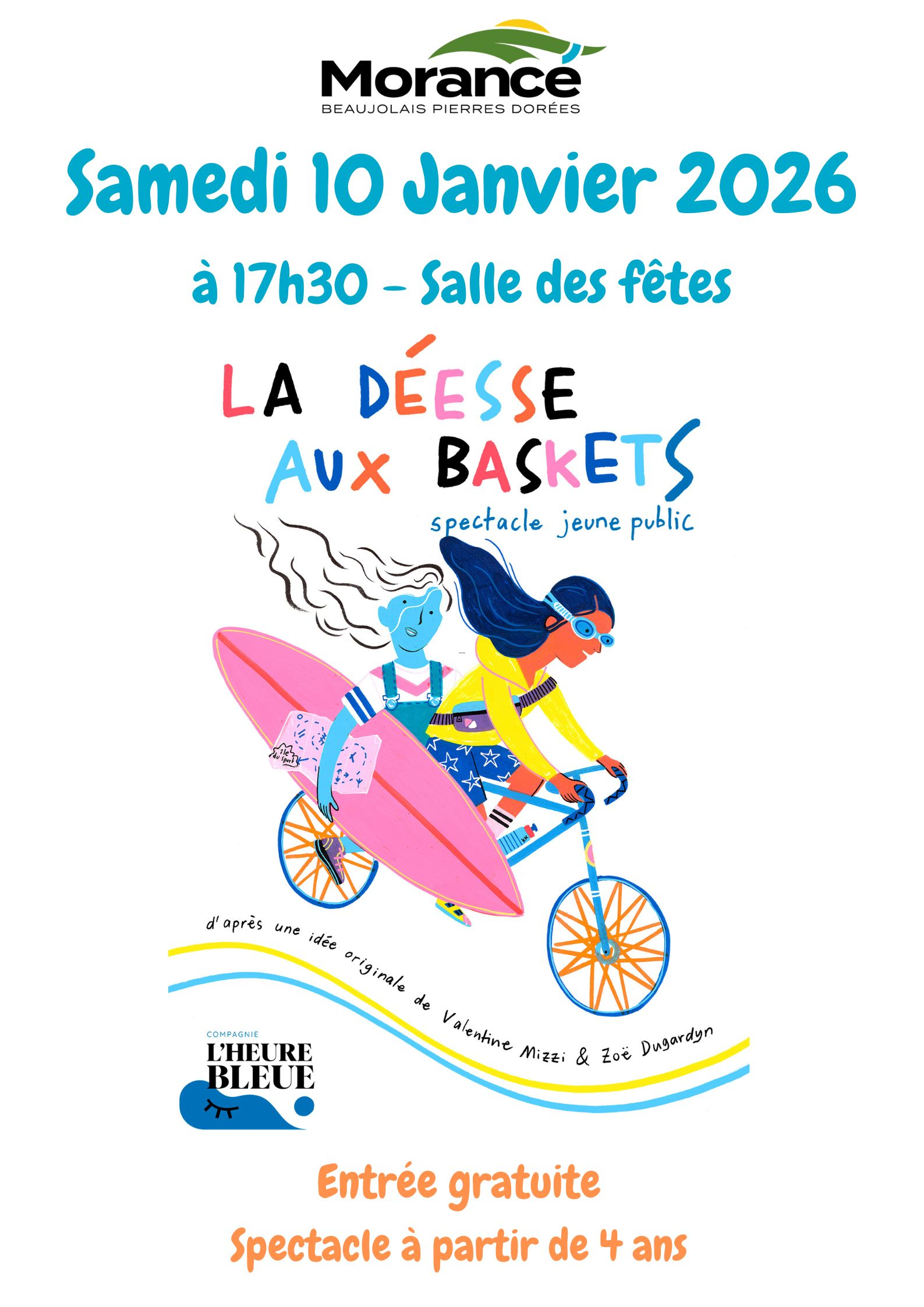 Spectacle pour enfants "La déesse aux baskets"