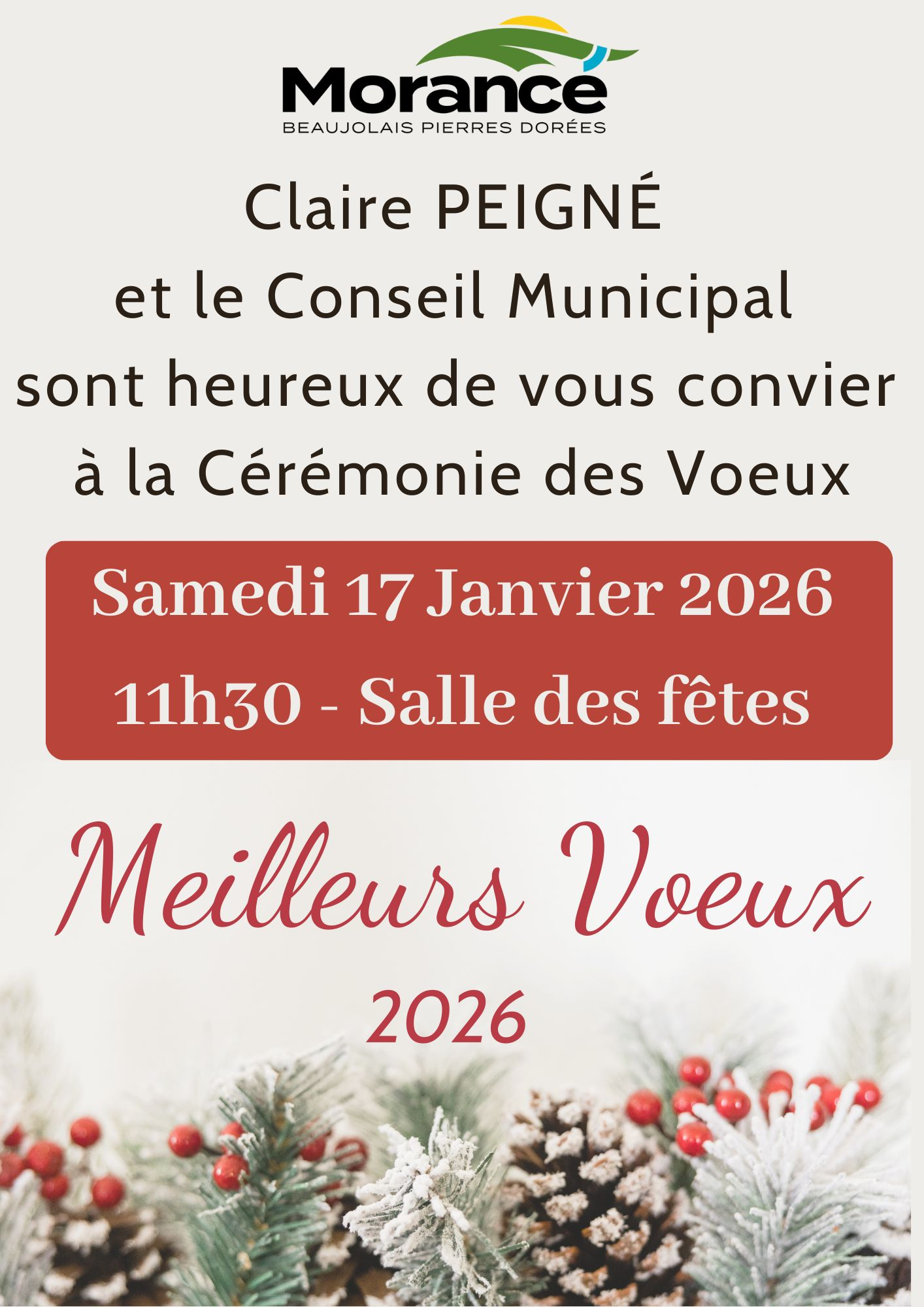 Cérémonie des Vœux de la municipalité