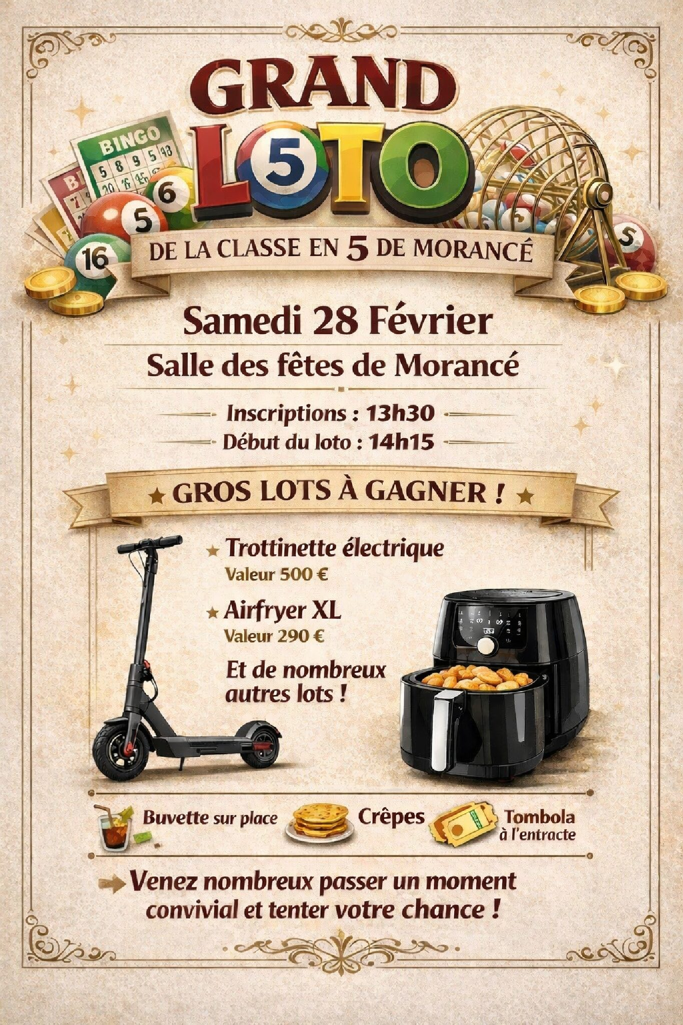 Grand Loto de la Classe en 5