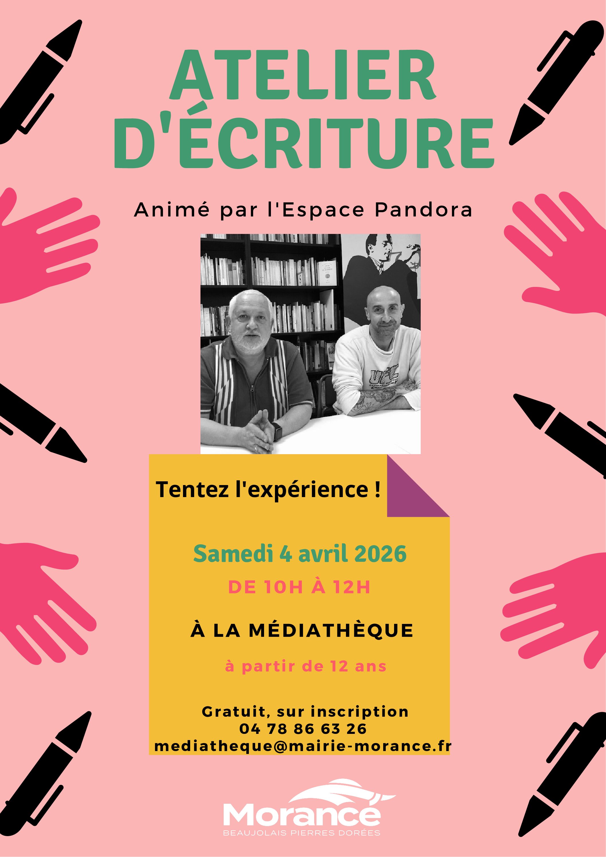 Atelier d'écriture
