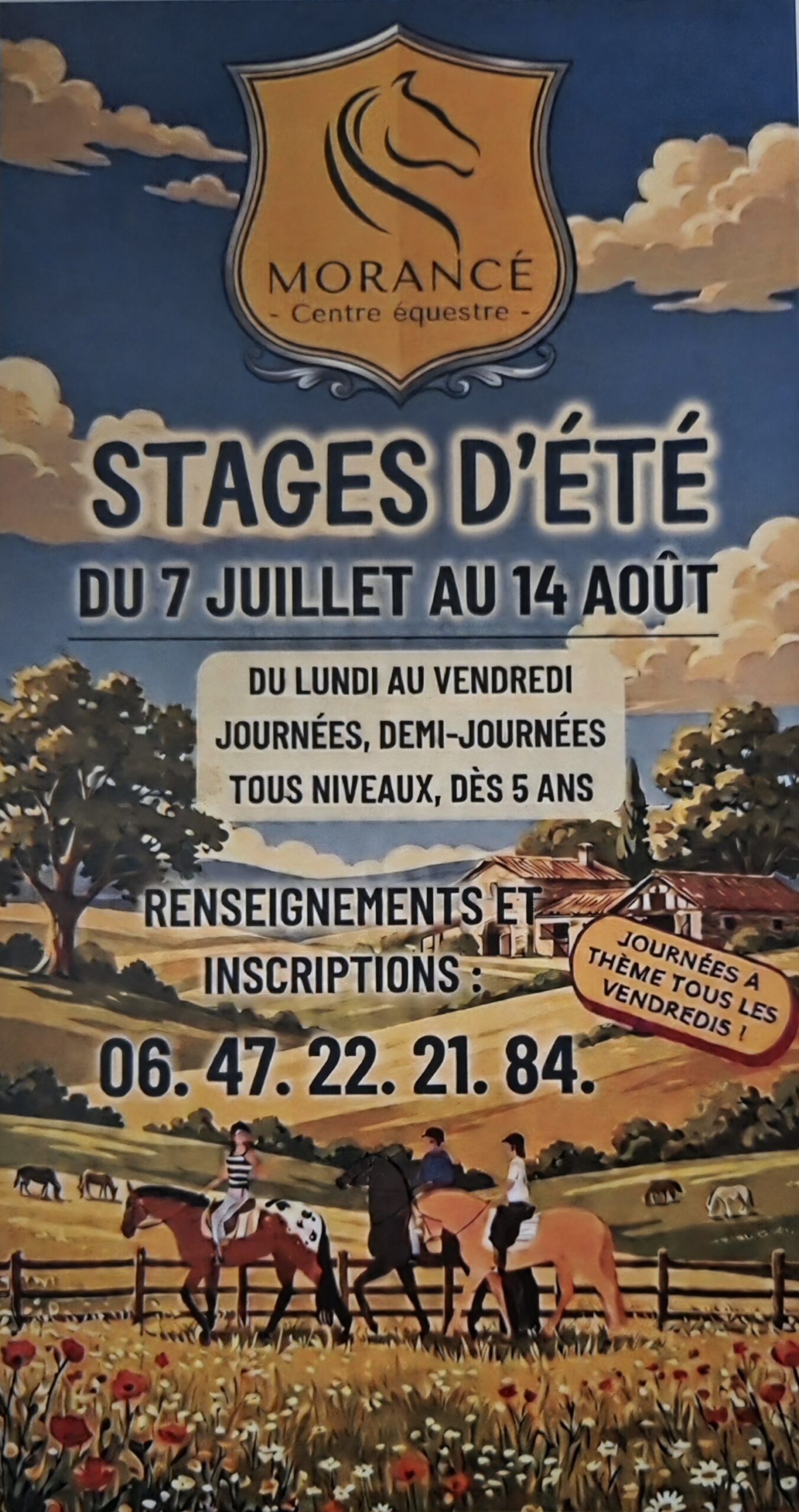 Stage d'équitation