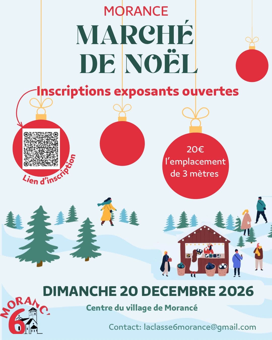 Classe en 6 : marché de noël